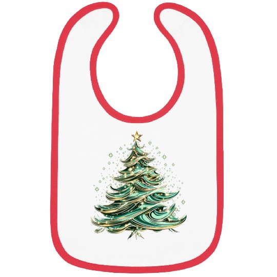 christmas tree Bibs