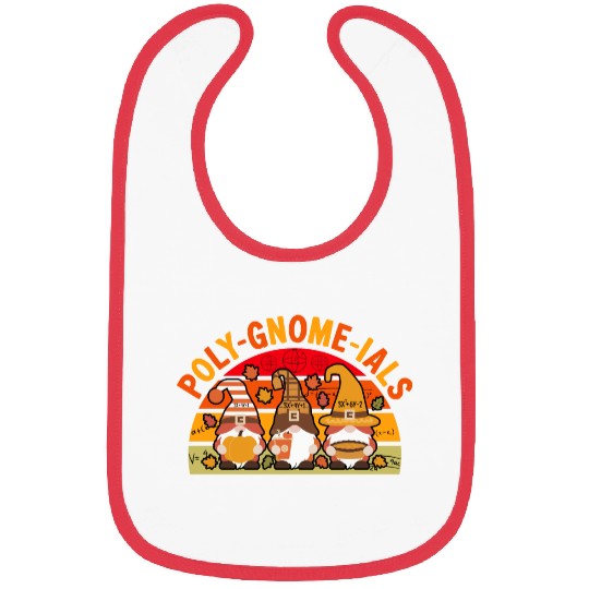 Poly-Gnome-Ials Funny Math Teacher Bibs