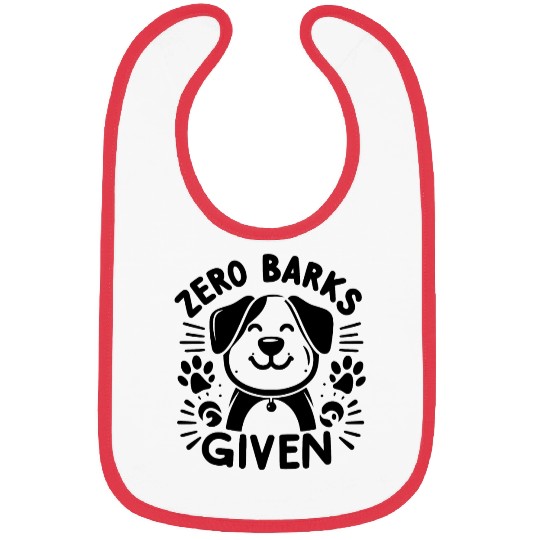 Zero Barks Given Bibs