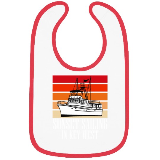 Florida SUNSET SAILING IN KEY-WEST Sunshine-State Bibs