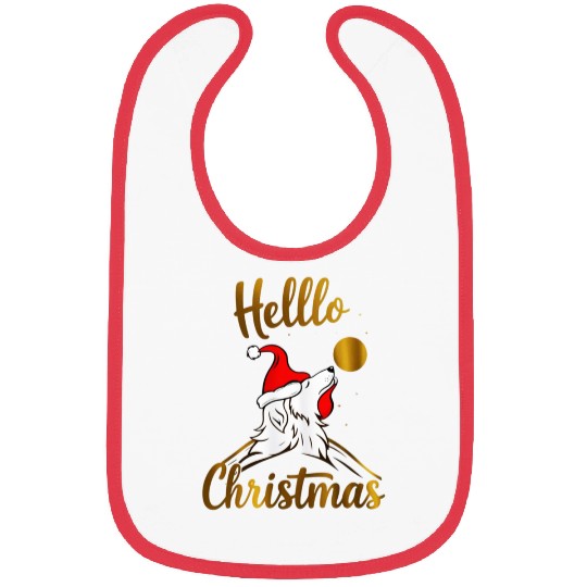 HELLO CHRISTMAS Bibs
