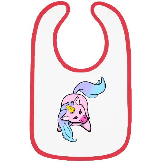 Chibi Unicorn Bibs