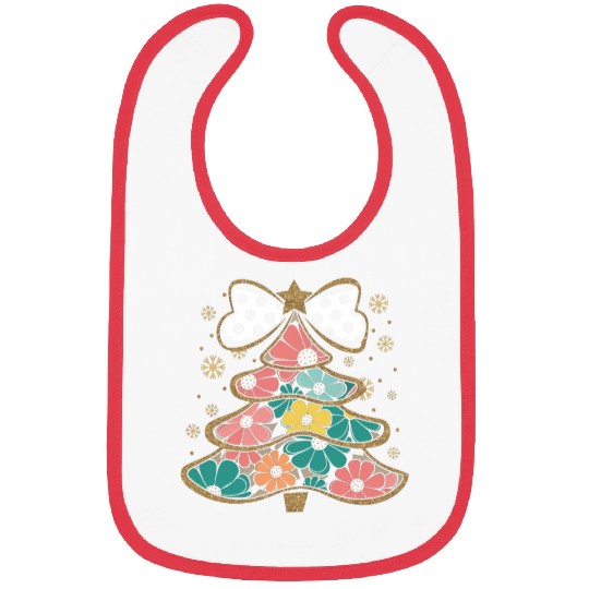 Tree Christmas, Christmas Vintage Bibs