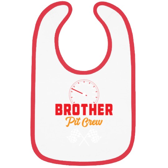 Race Car Birthday Racing Family Brother Pit Crew Bibs