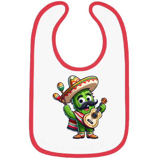 Funny Mexican father's day number one dad Bibs