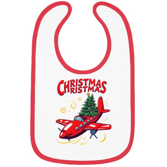 Flying christmas tree Bibs