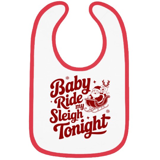 Merry Christmas, Christmas Retro Bibs
