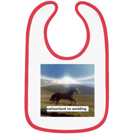 horse switzerland no wedding Bibs