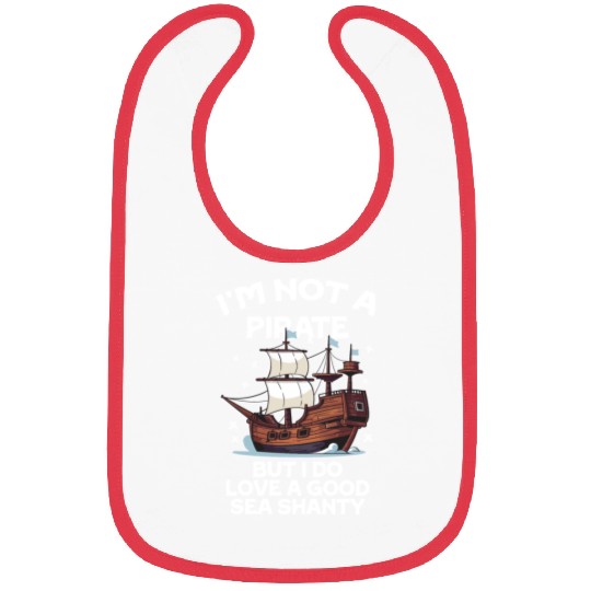 Sailor Meme Pirate Ship Ocean Sailing Bibs
