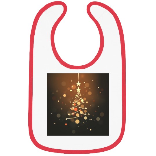 Twinkling Christmas Tree Bibs