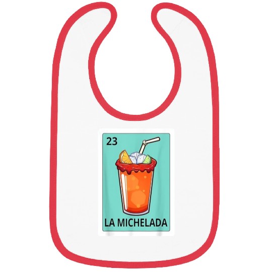 Michelada Lover Spanish La Michelada Mexican Bingo Bibs