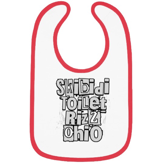 Cool Skibidi Toilet Rizz Ohio meme Bibs
