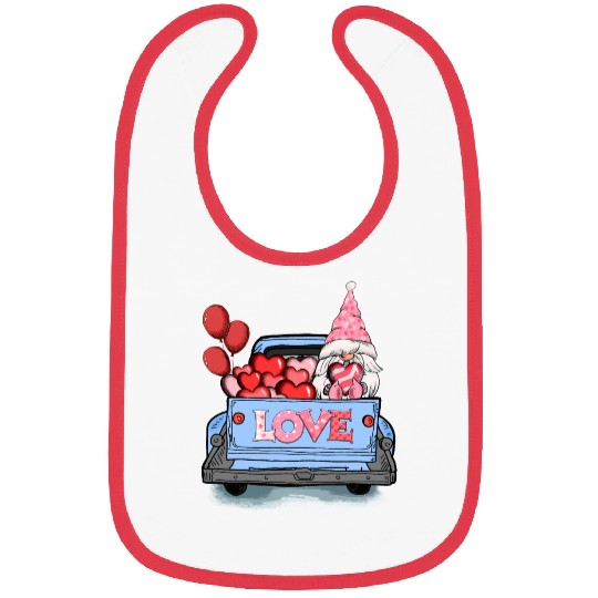 Gnomes Valentines Revelin Bibs
