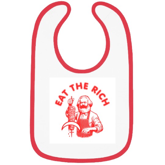 Eat the rich Karl Marx Eat Doner Kebab Rich Bibs