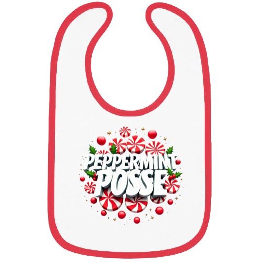 Peppermint Posse Bibs