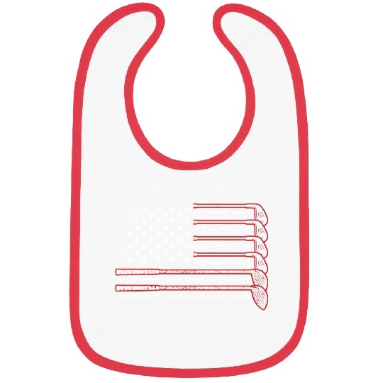Patriotic Golf - USA Flag Golf Clubs & Golf Balls Bibs