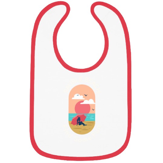 Sauble Beach Fun - Girl on Beach Bibs