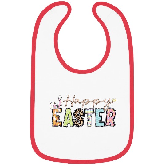 Happy Easter Bunny, Easter Day Bibs