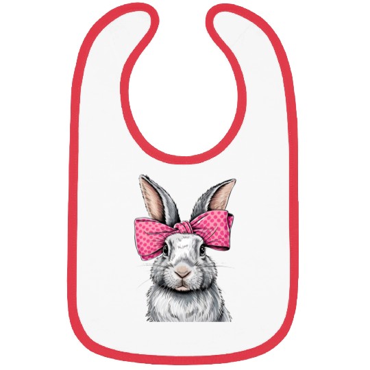 Happy Easter Bunny, Easter Day Bibs