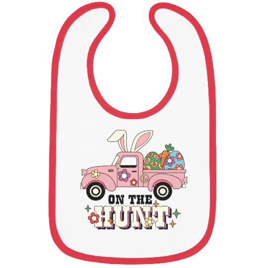 Happy Easter Day, Easter Bunny Bibs