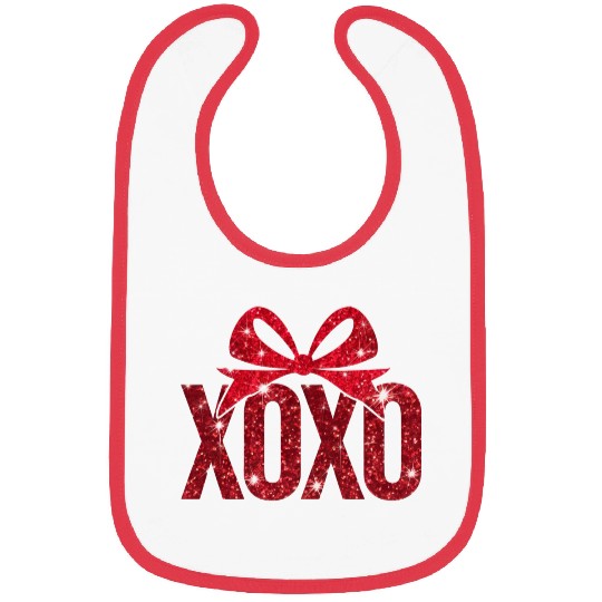 Faux Sequin Xoxo Bibs