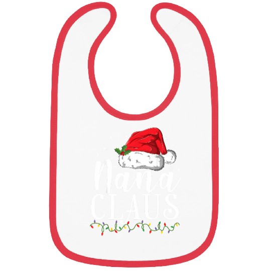 Funny Nana Claus Christmas Pajamas Santa Gift Bibs