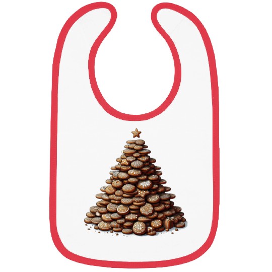 Gingerbread Christmas Tree - Festive Gifts Bibs