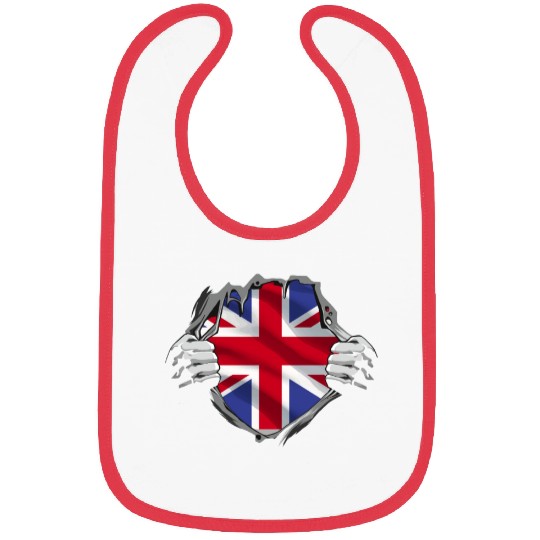 Union Jack Ripped Style UK Pride Bibs