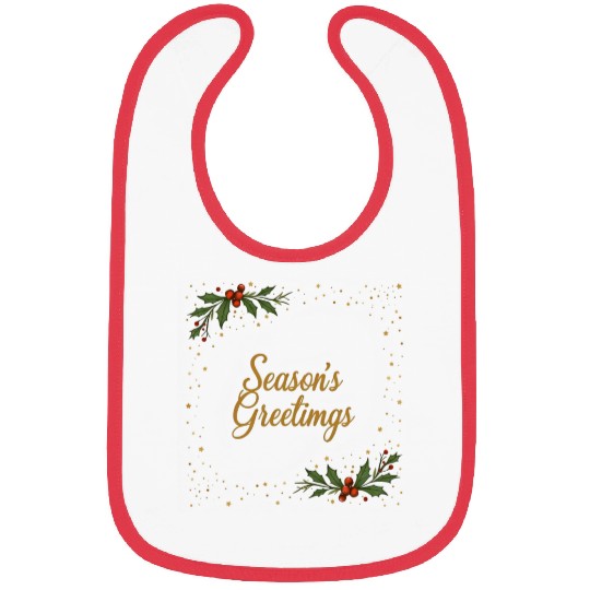 season's greetings Bibs