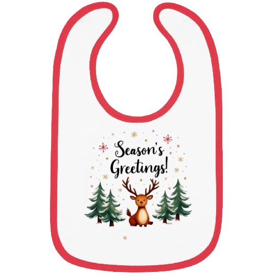 season's greetings Bibs