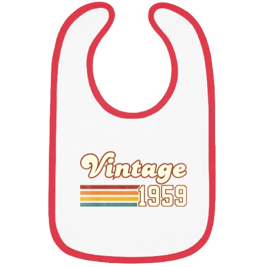 66th Birthday Gift - Vintage 1959 Bibs