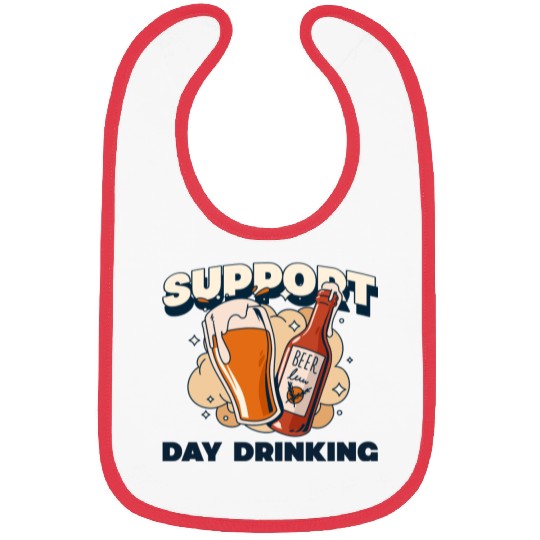 Support Day Drinking Bibs