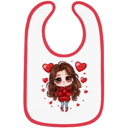 Valentines Day, Retro Valentine, Coquete Valentine Bibs