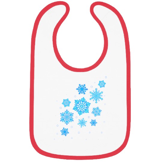 snowflakes Bibs