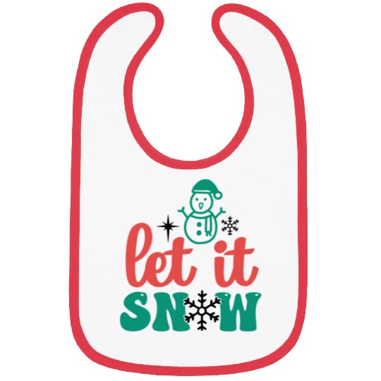 let it snow Bibs