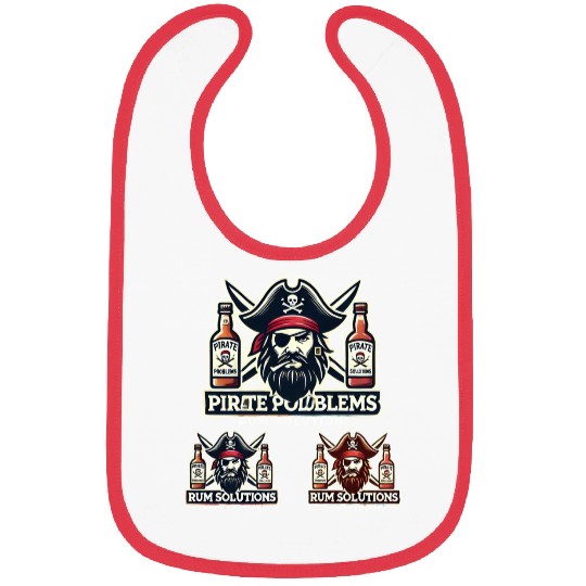 Pirate Problems Rum Solutions Bibs