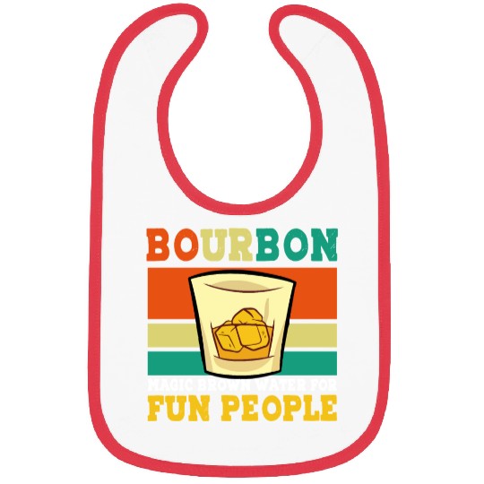 Bourbon Magic Brown Water For Fun People - Whiskey Bibs
