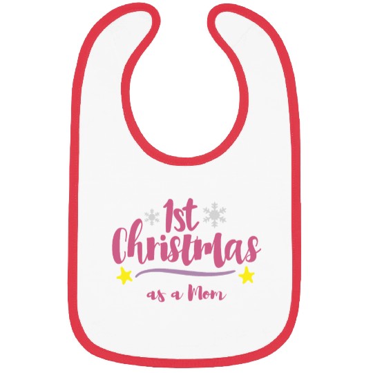 First Christmas As A Mom Mommy 1st XMas Bibs