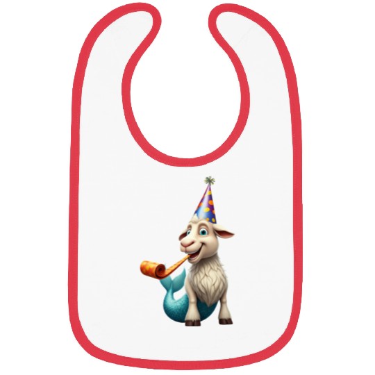 Party Animal Capricorn Bibs
