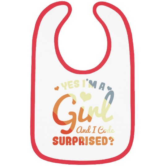 Programmer Girl Bibs