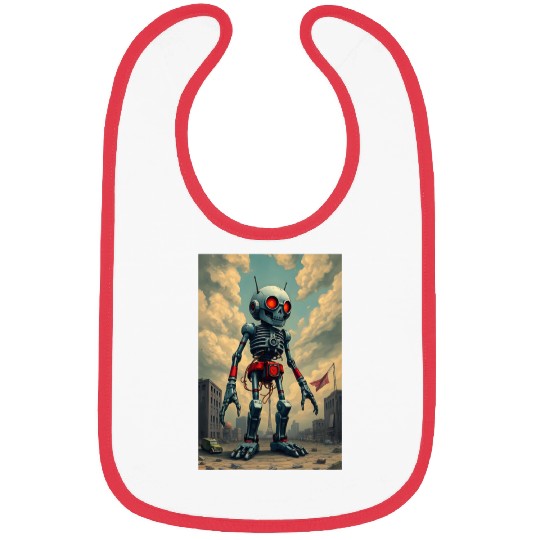 Giant zombie robot Bibs