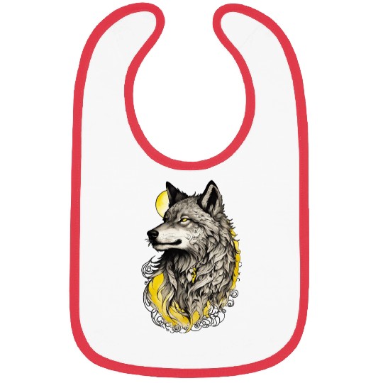 Yellow dog Bibs
