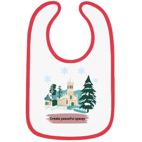 CREATE PEACEFUL SPACES Bibs