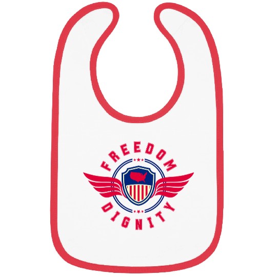 Freedom and Dignity Bibs