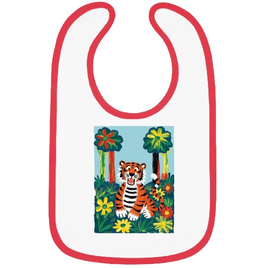 Surprising tiger Bibs