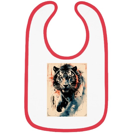 Tiger Stare Bibs
