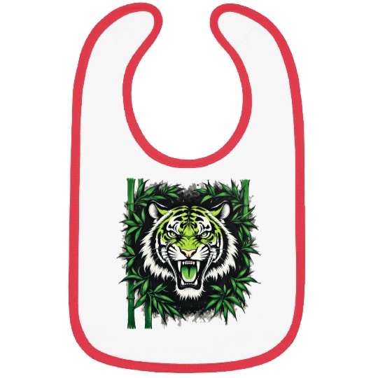 Roaring Bamboo Tiger Bibs