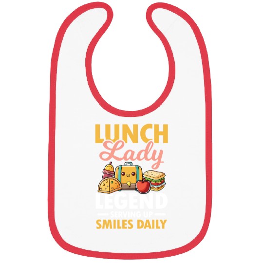 Lunch Lady Legend Serving Up Smiles Daily Bibs