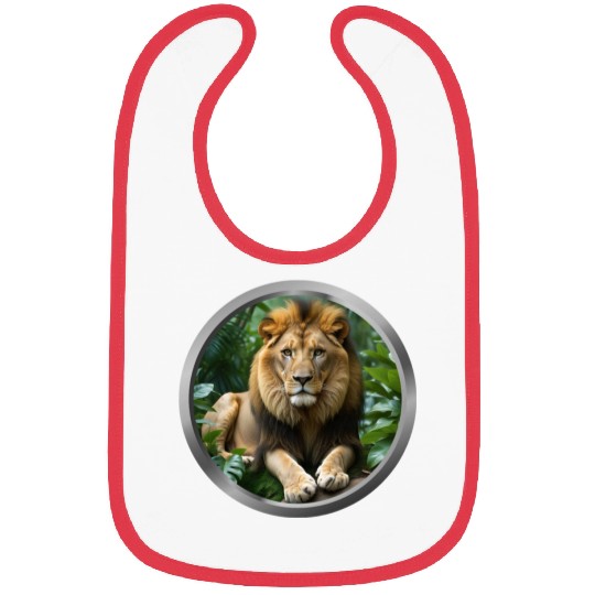 Lion Animal -1 Bibs