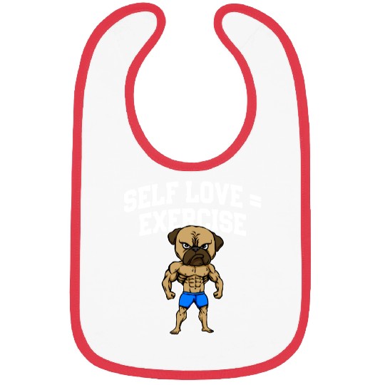 Self Love Exercise Workout Motivational Quote Gym Bibs